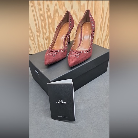 Coach Shoes - Coach Merlot Varick Pump Heels